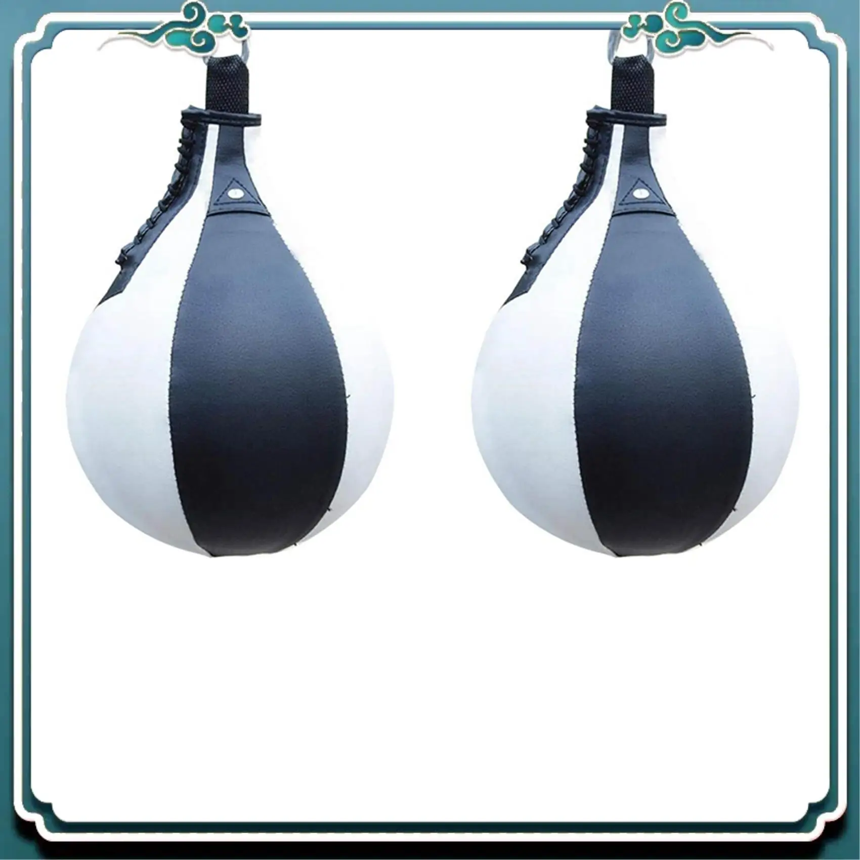 Reliable 2X Boxing Speed Ball Pear Shape PU Speed Bag Boxing Punching Bag Swivel Speedball Exercise Fitness Training Ball