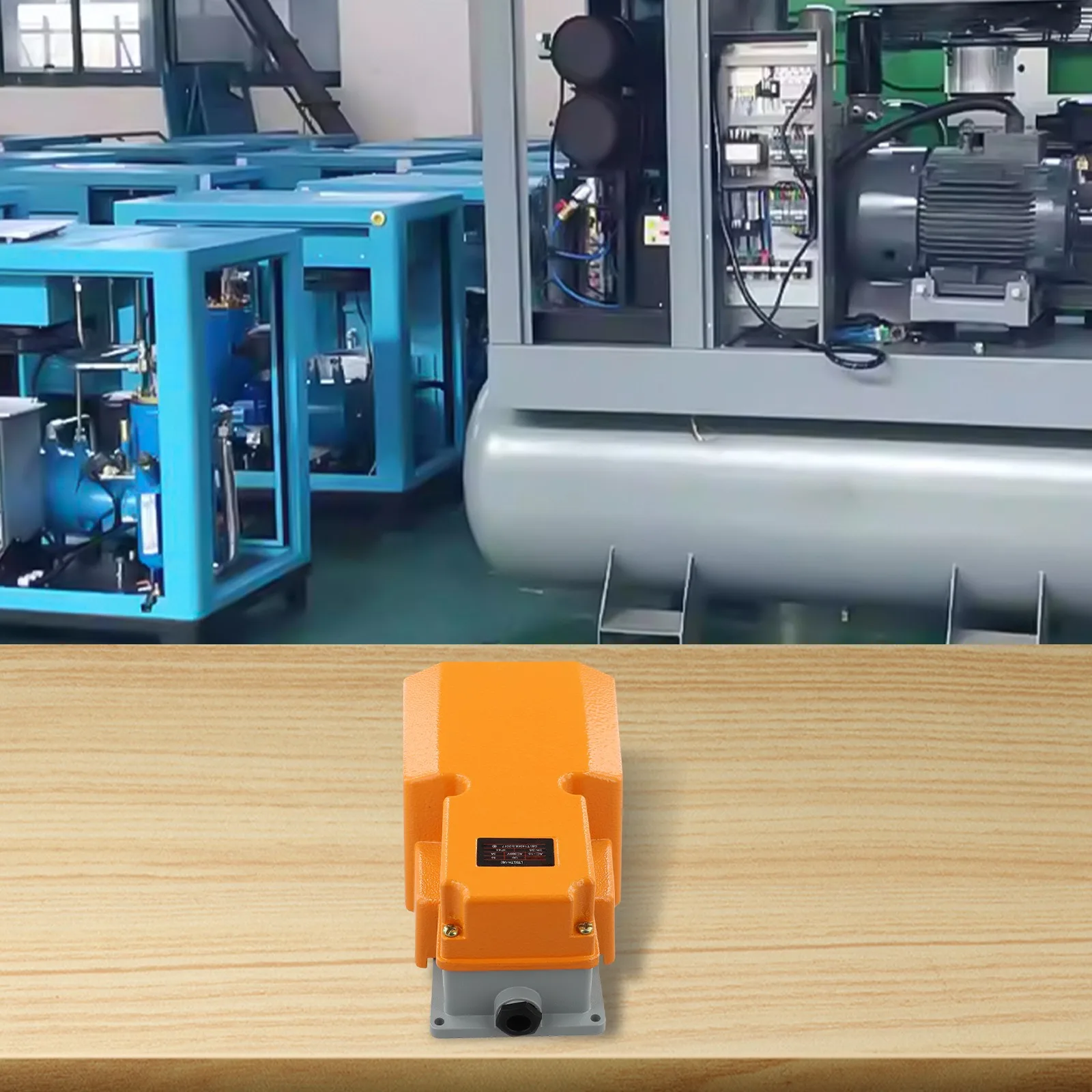 

Промышленная педаль управления с адаптивными опциями переключения, 15А, 220-240В, 380В, для электрического управления оборудованием