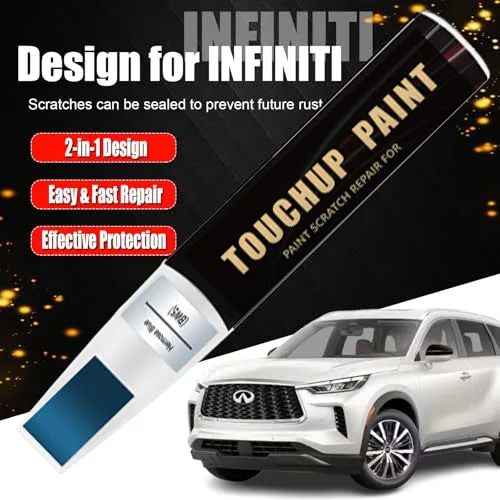 Car Touch Up Paint(Hermosa Blue(BW5)) for INFINITI Car Paint Scratch Repair Kit, Quick & Easy Solution to Repair