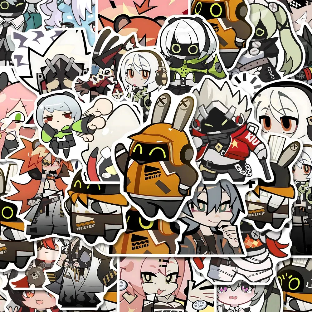 

10/30/54pcs Funny Game Zenless Zone Zero Anime Stickers Kawaii Girl Graffiti Decals for Kid DIY Guitar Laptop Vinyl Sticker Toys