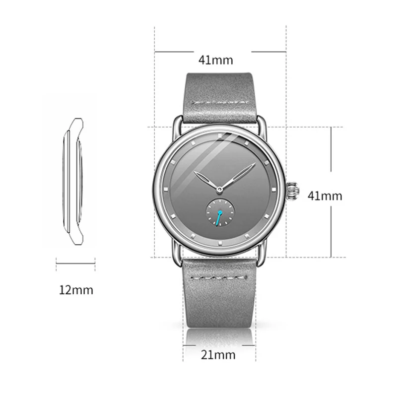 Mens Watches Minimalist Ultra Thin Fashion Dressy Wrist Watch For Men Business Casual Luxury Quartz Watch