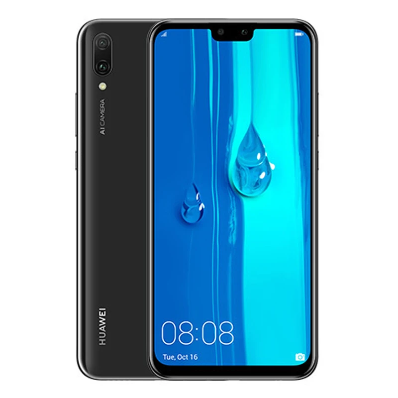 Używany smartfon HONOR Y9-2019 z globalną wersją firmware, 4G, ekranem 6,5 cala, systemem Android, procesorem Haisi Qilin 710, aparatem 16M+2MP i baterią 4000 mAh.
