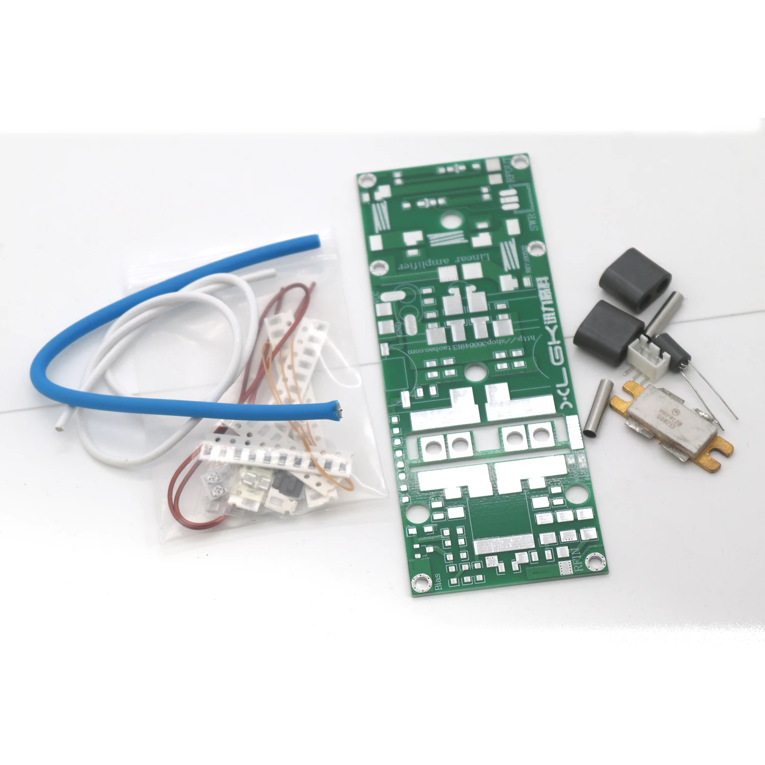 100W 80-170Mhz FM VHF RF Power Amplifier Board DIY KITS MRF9120 Transistor tube For FM Radio Walkie talkie transmitter AMP