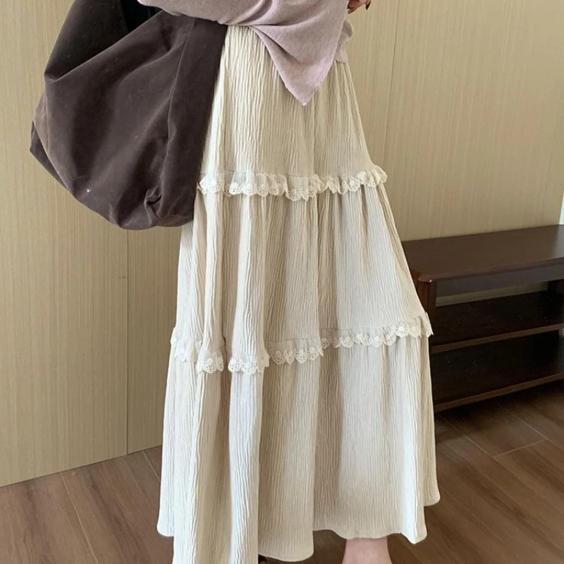 

Sweet and Gentle Cake Skirt 2025 Autumn and Winter High Waist Women's Skirt Umbrella Skirt