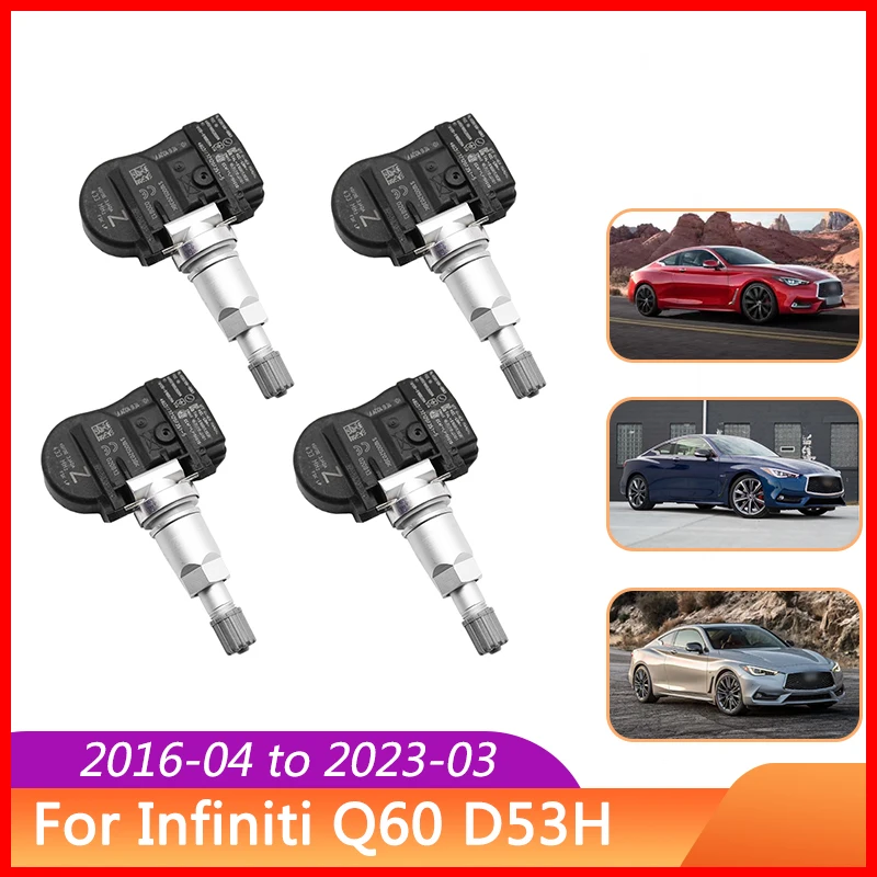 

ДЛЯ Infiniti Q60 D53H Q50 L53H Q60 L53A QX60 P42J 433 МГц Датчик TPMS Датчик давления в шинах 40700-3JA0A 40700-3JA0B