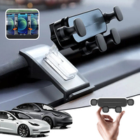 For Tesla Model 3 Model Y Car Mobile Phone Holder Air Outlet Snap-on Gravity Support Anti-shake Installation Navigation Bracket