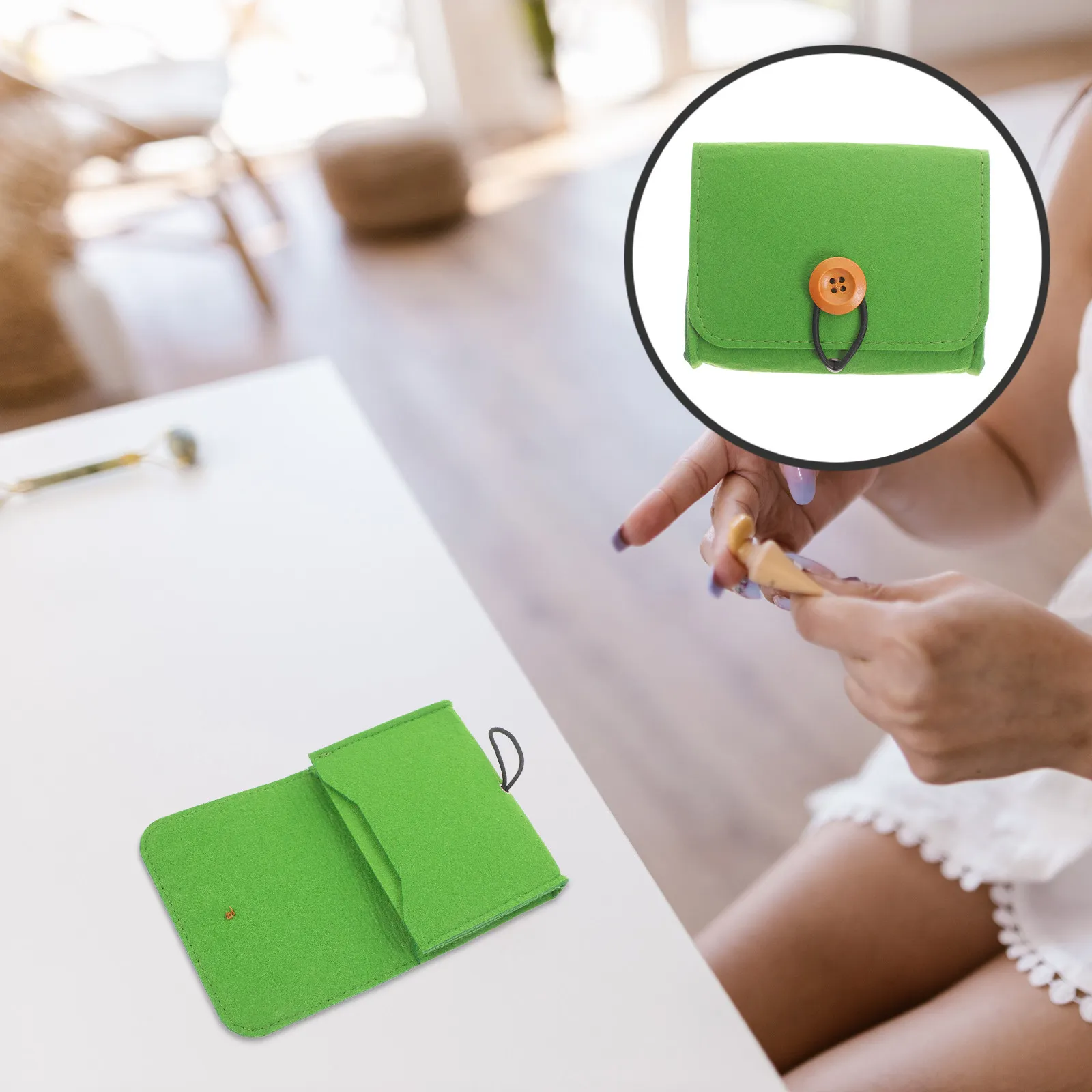 

Набор из 2 сумок для эфирных масел: портативный органайзер, стильный дорожный аксессуар в натуральном стиле, сумка для эфирных масел для женщин