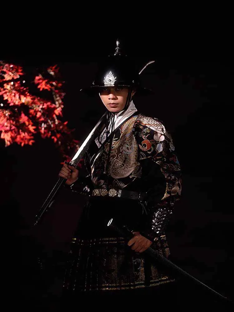 Custom Oversized Original Chinese Flying Fish Suit Men Halloween Carnival Cosplay Costume Party Outfit Hanfu Flying Fish Robe