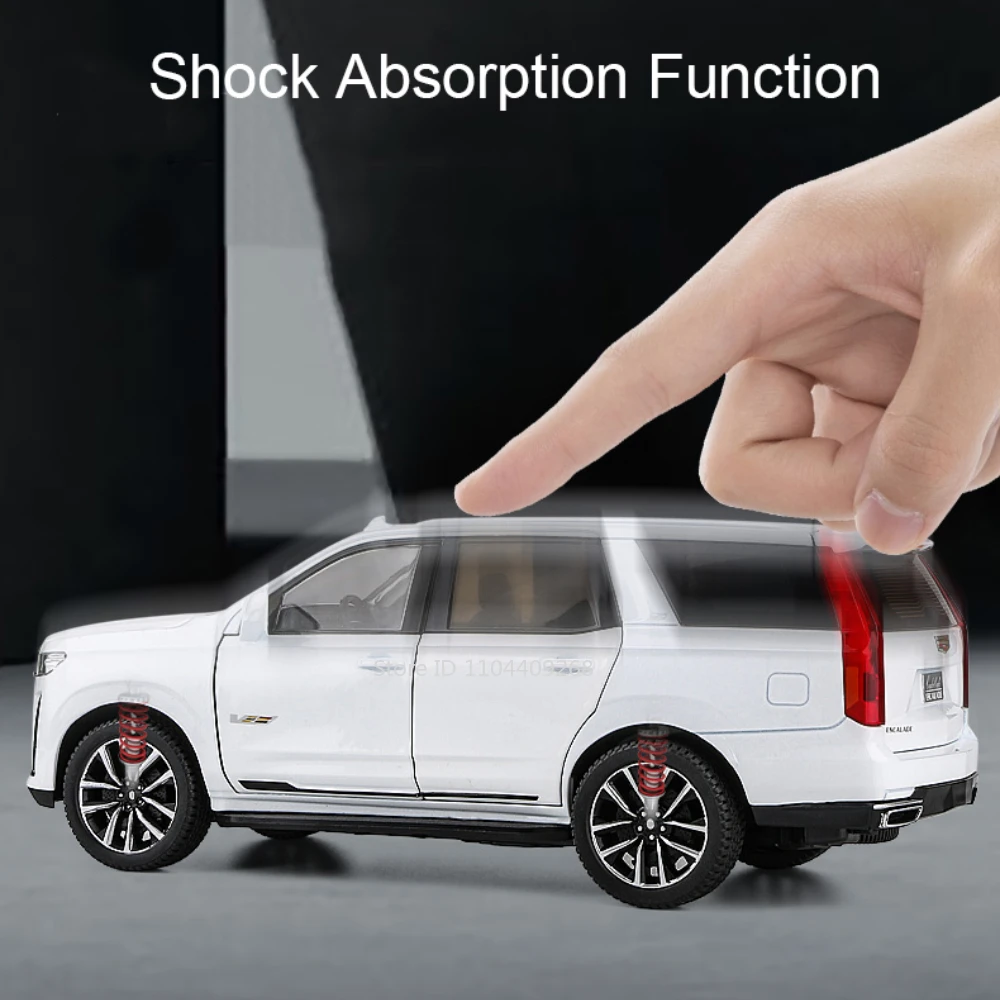 1:24 مقياس إسكاليد سيارة لعبة مجسمة أبواب امتصاص الصدمات فتح سبيكة دييكاست نماذج السيارات جمع الهدايا للأطفال #5