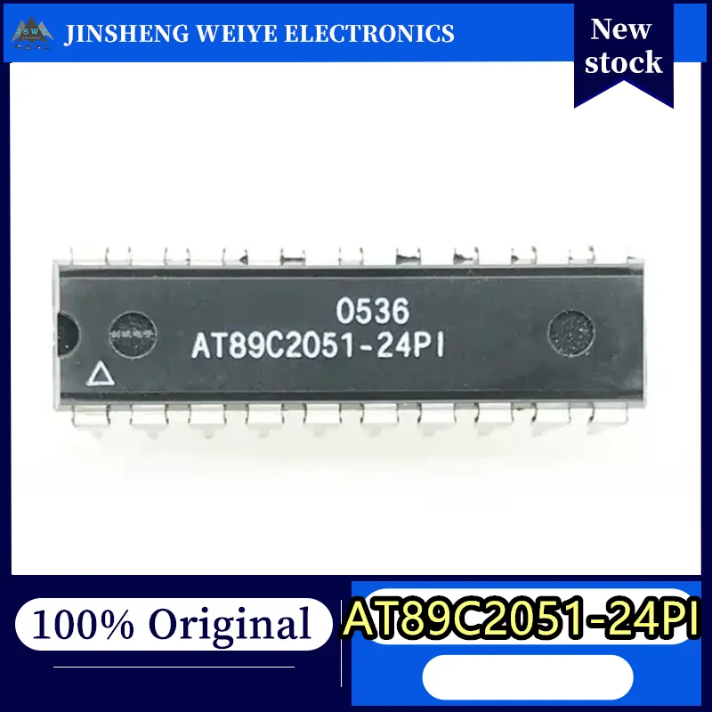 (10/50 pcs) AT89C2051-24PI    DIP20 package  IC chip  100% brand new  Best-seller  Stock running low