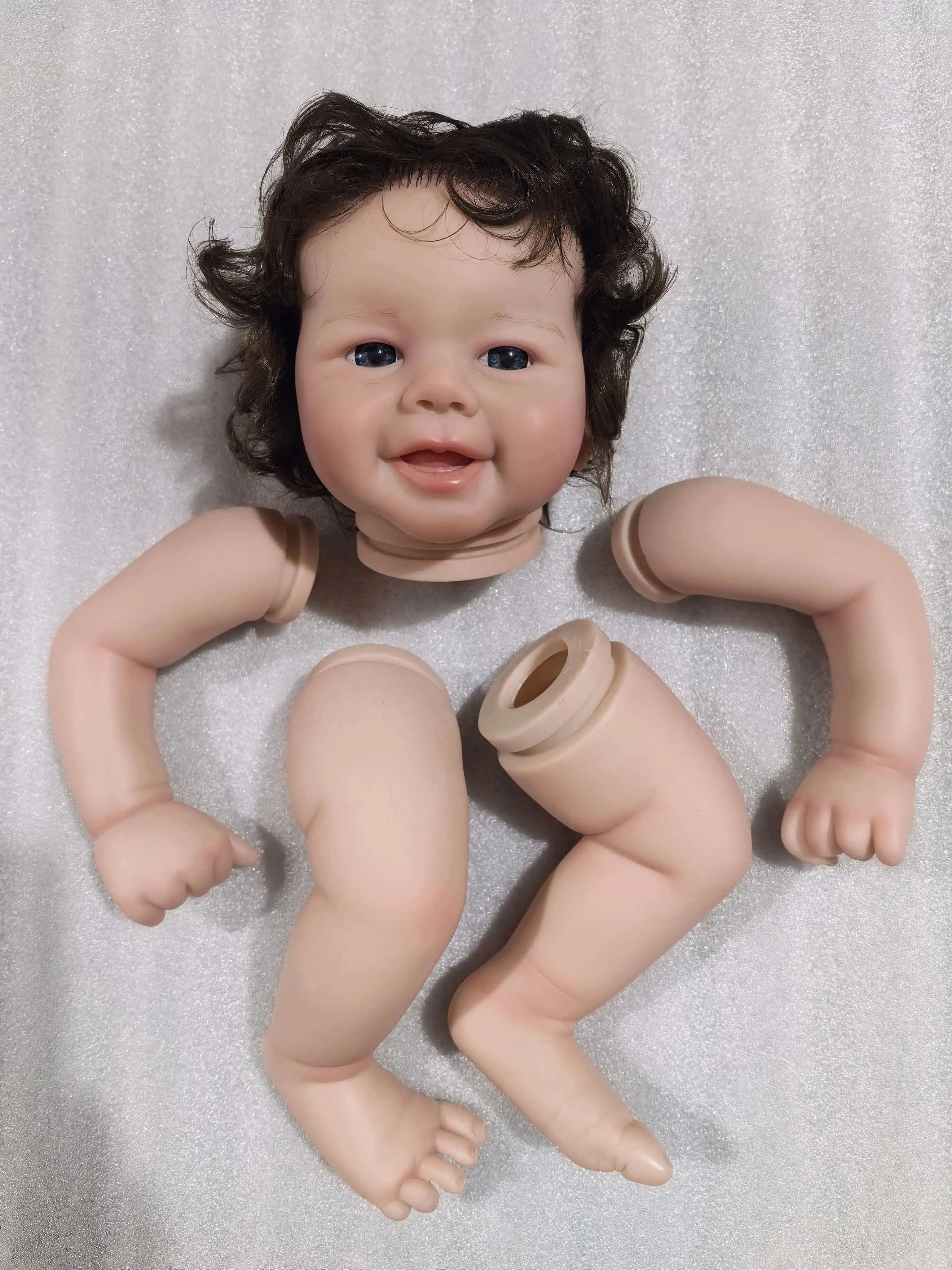 

19inch Vivienne Lifelike Reborn Doll Kit NPK Clearance Sale - Painted & Finished with Cloth Body DIY Doll Parts