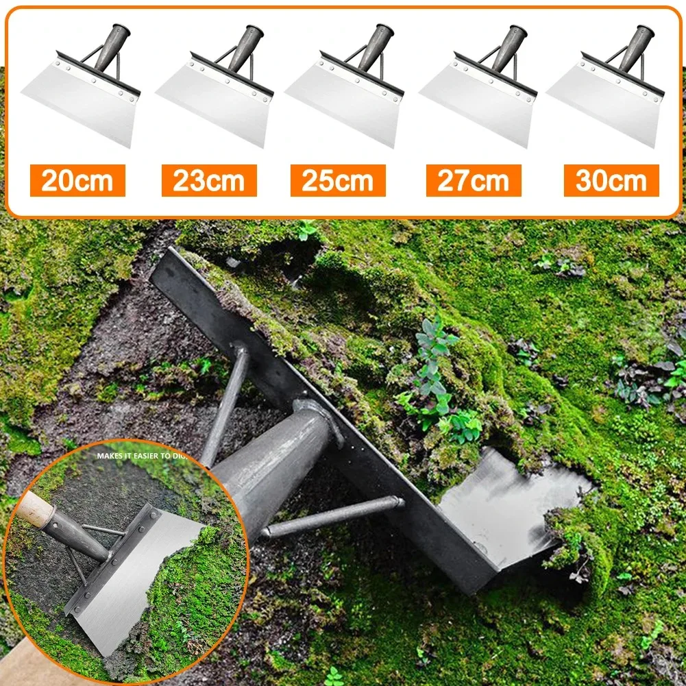 Imagem -03 - Plana de Aço Multifuncional Raspador Resistente à Ferrugem Ervas Daninhas e Plantio Escavação em Camas de Jardim pá