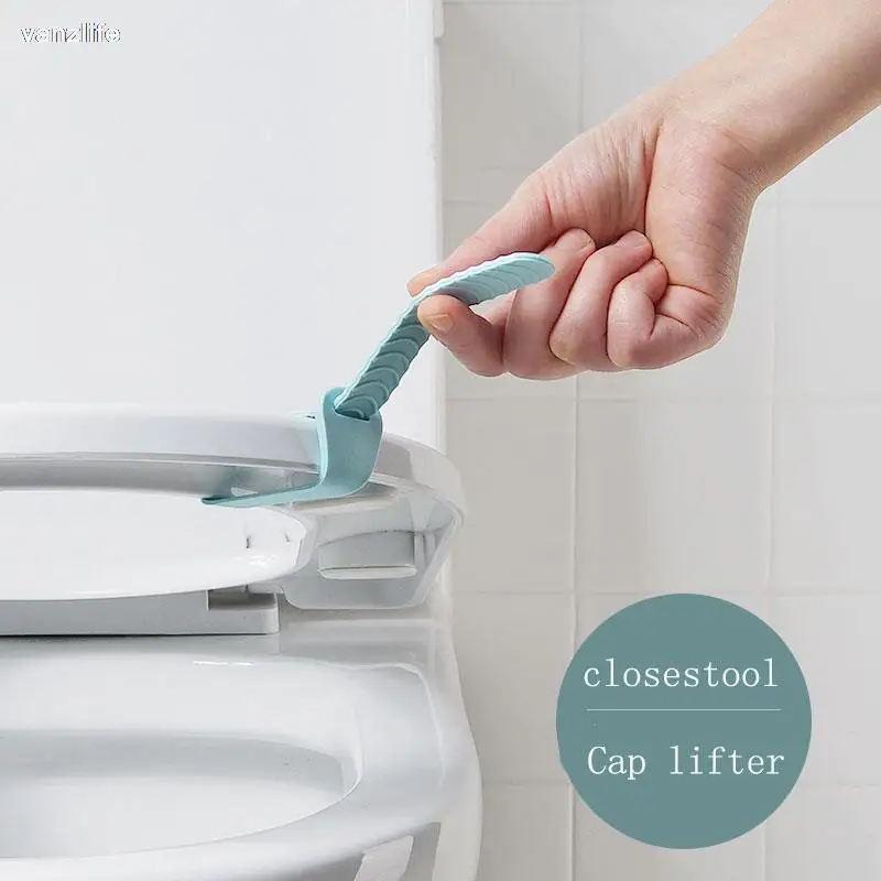 2pcs/vanzlife Household toilet cover silicone toilet cover cover adjustable squat toilet cover toilet handle - Image 2