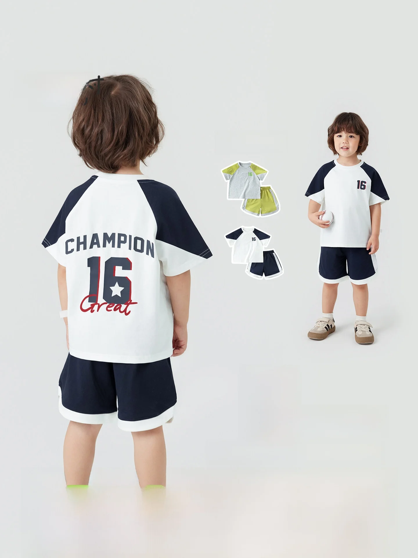 set-estivo-per-bambini-rabib-tree-in-maglia-sottile-completo-due-pezzi-a-maniche-corte-con-sensazione-fresca-stile-casual-in-misto-cotone-e-poliestere