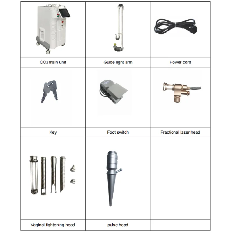 2026년형 CO2 프랙셔널 스킨 CO2 얼굴 치료기 10600nm 최신 레이저 미용기 여드름 흉터 재생용