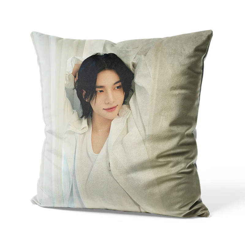 Aertemisi Hyunjin Hwang Square Throw Pillow Cushion Covers Cases Pillowcases for Sofa 45cm x 45cm