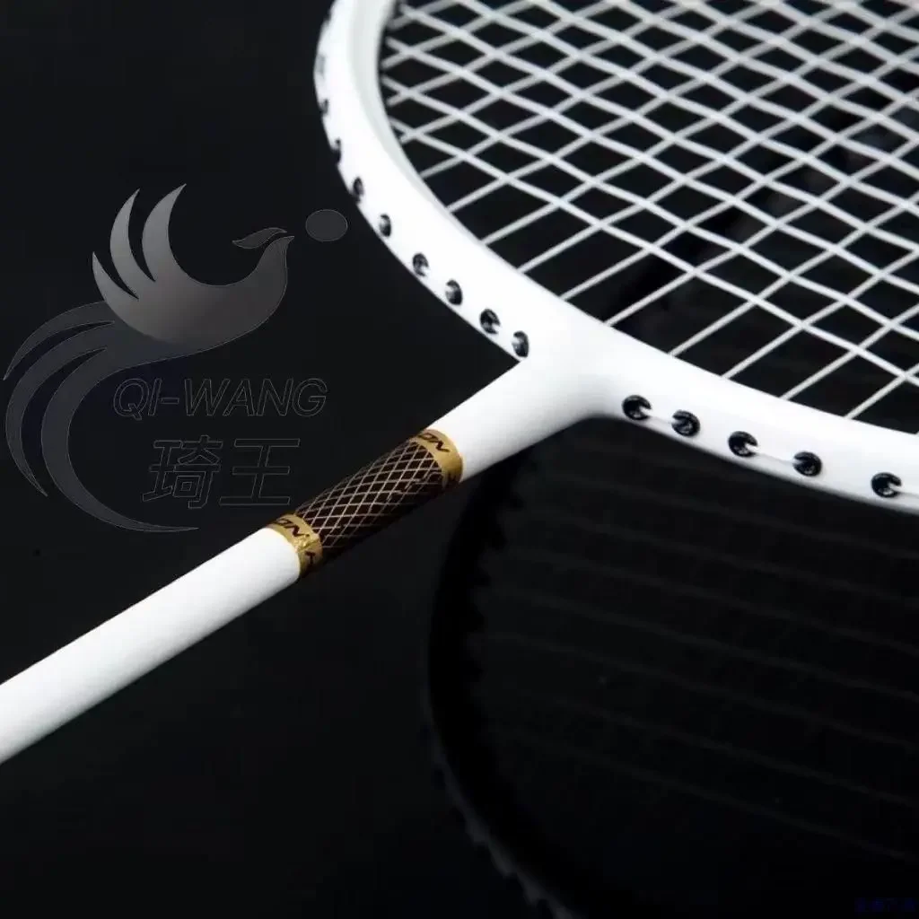 Resistant Badminton Racket Full Carbon Fiber Ultra Light 4u Resistant Offensive Male and Female Students Racket