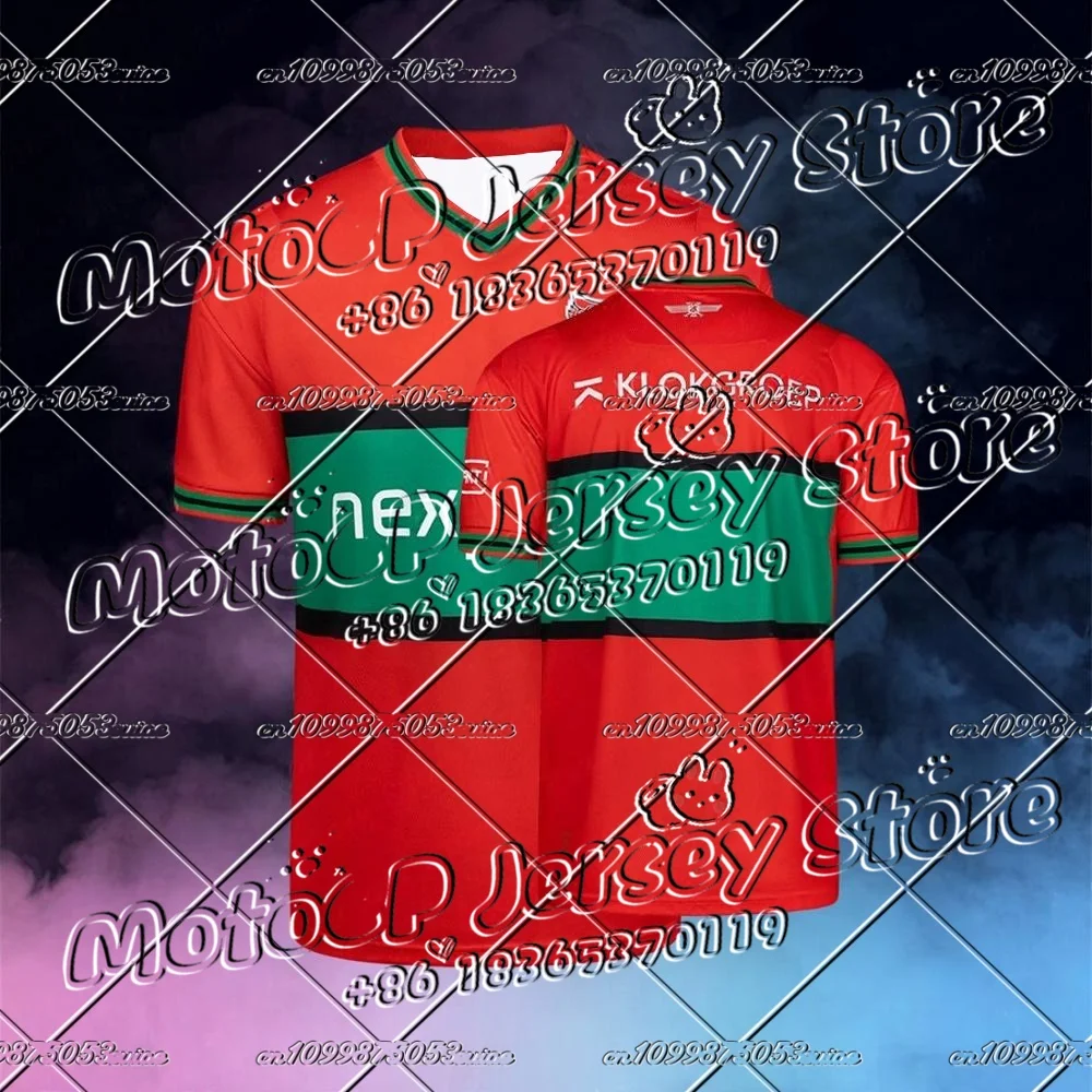 

Adult Kids Eredivisie Football Jersey Summer Soccer Training NEC Nijmegen Home_Away Sports Tops Oversized T Shirt Men's Clothes