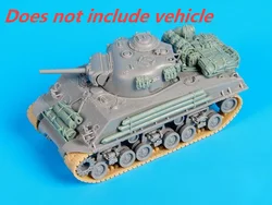 다이 캐스트 수지 제조 탱크 모델 장갑 차량 부품, 도색되지 않은 M4A3 105mm, 1:72 스케일