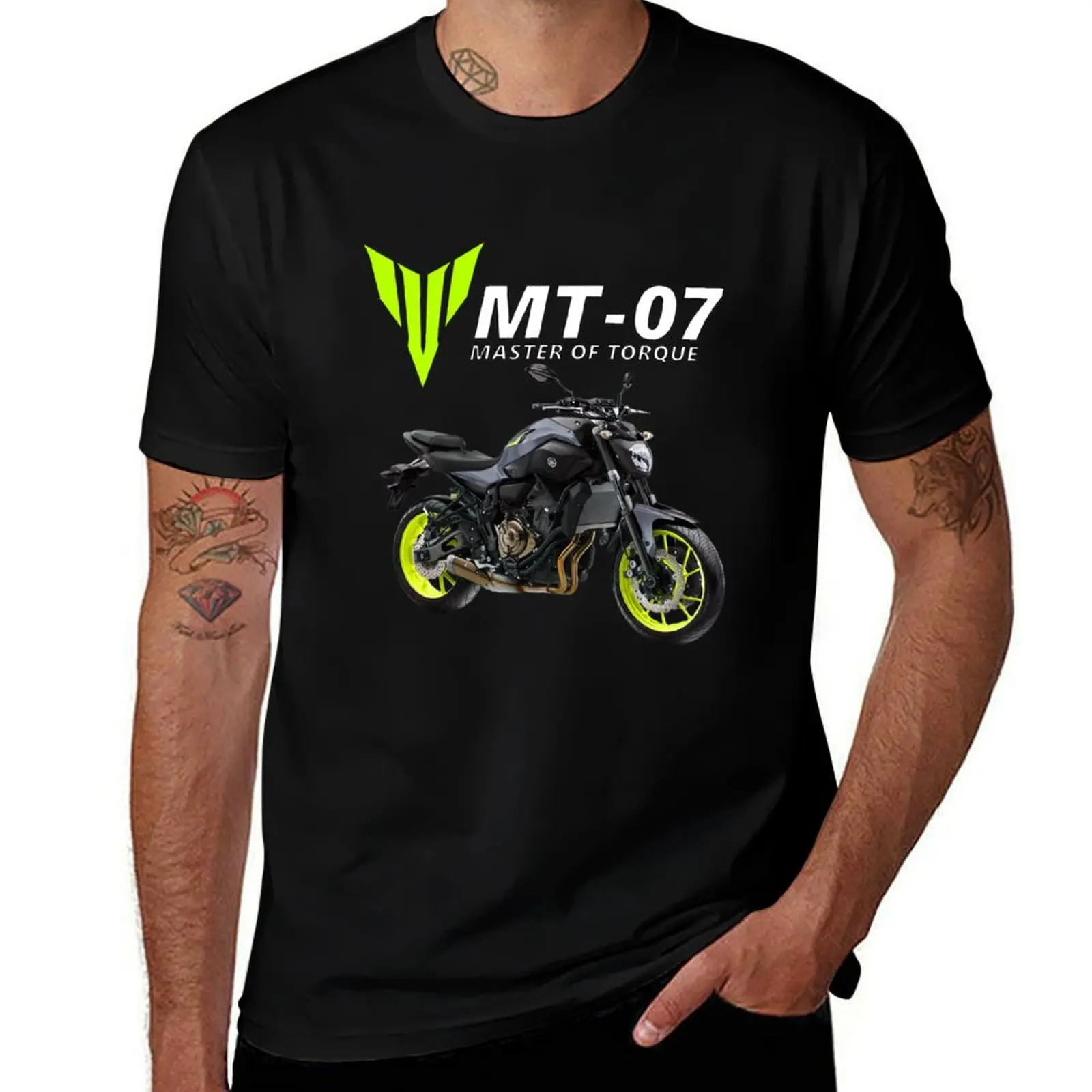 MT-07 Motorcycle T-Shirt Anti-Perspiration Workout Top