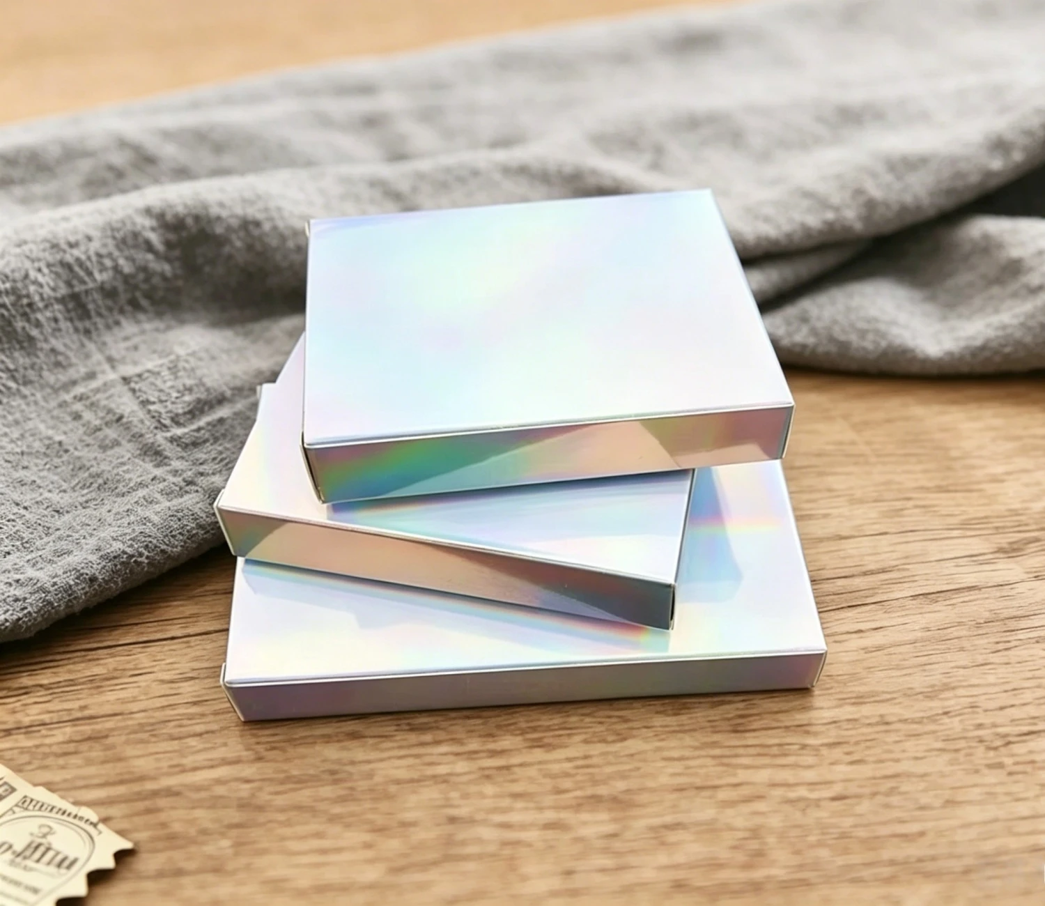 Blank Kraft Paper Box, Envelope Photo Gift Boxes, Wedding Postcard, Stationery Packaging Box, Cosmetics Package, 50Pcs