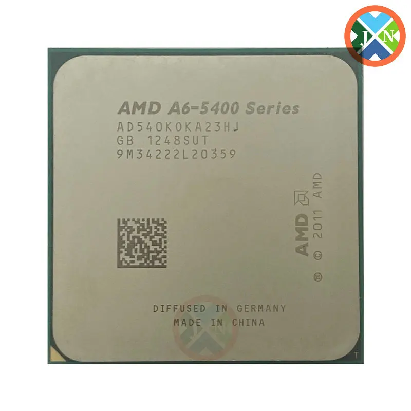 

AMD A6-Series A6 5400 A6 5400B 540B 3.6 GHz dual-core CPU Processor AD540BOKA23HJ / AD540KOKA23HJ Socket FM2