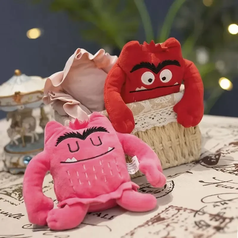 6pcs Monster Cute Six Color Plush Toys My Emotional Little Monster Cartoon Doll Colorful Emotion for kids Gifts
