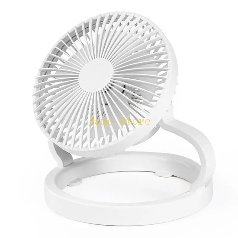 LX0B Portable LED Camping Lantern Ceiling Fan Rechargeable Camping Tent Fan Light for Camping Hiking Emergency- Light 8000mAh