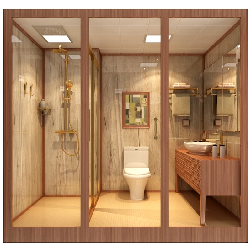 

Integral shower room, simple bathroom, integrated bathroom