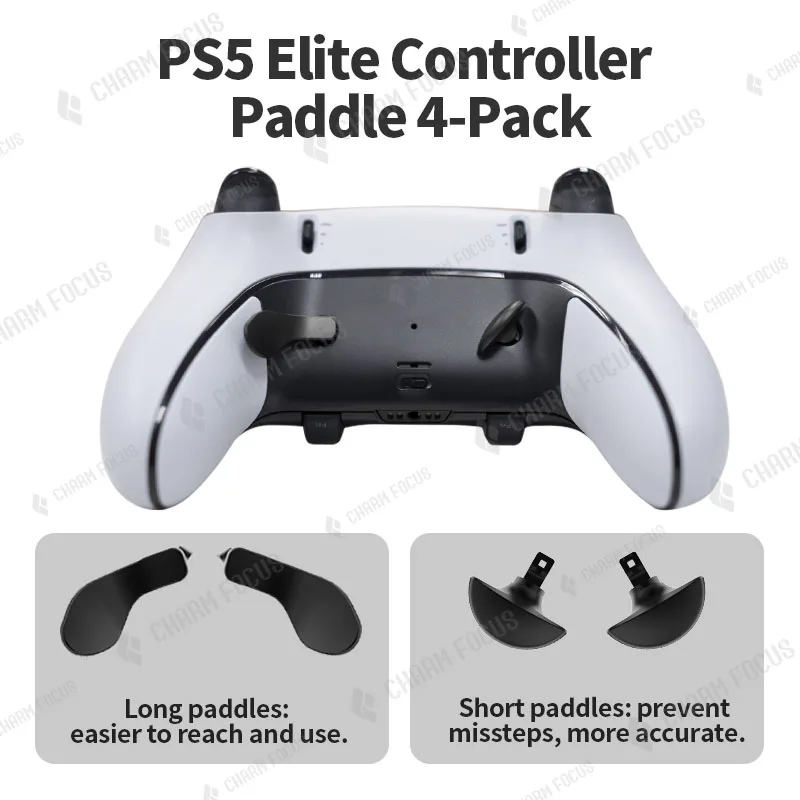 Tappo joystick in plastica 10 in 1 per controller PS5 Edge Joystick analogico 6 Swap Stick 4 paddle e accessorio D-Pad