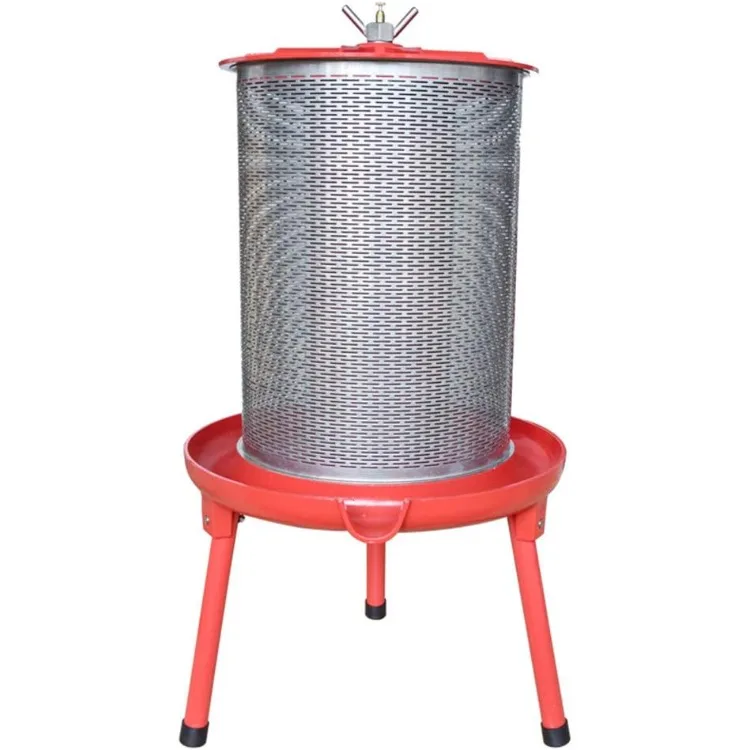 Hydraulic Fruit Wine Press - Electricity-Free/Water-powered Cider Wine Bladder Press, Natural Juice Making(5.3 Gallon