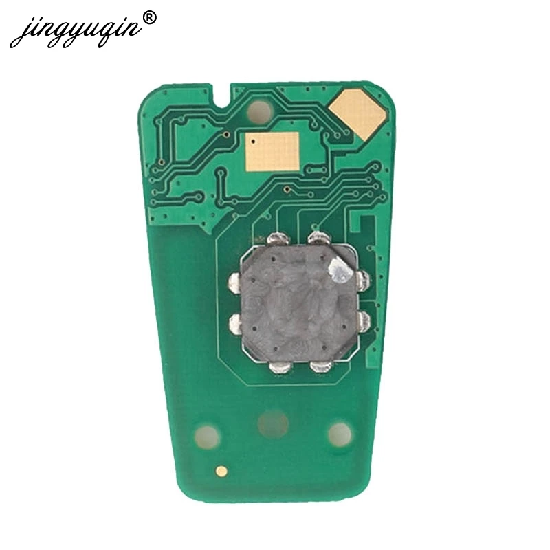 Jinyuqin Smart Keyless Go clé à distance 3 boutons 433MHz 4A PCF7945 ID46 puce pour Peugeot 308 408 508 5008 clé d\'urgence HU83/VA2