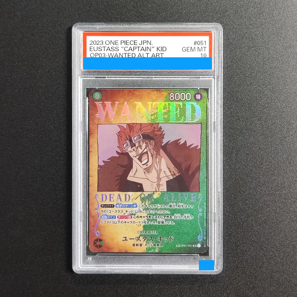

Proxy DIY 2023 ONE PIECE JPN.EUSTASS "CAPTAIN" KIDOP03-WANTED ALT.ART 051 Rating Card 10 Mt 10 Card Labels Gift Collection cards