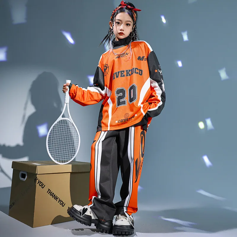 

Children Hip-Hop Street Dance Clothes Boys Girls Jazz Dance Costumes Teen Kids Ballroom Hip Hop Dancing Clothes Stage Outfits