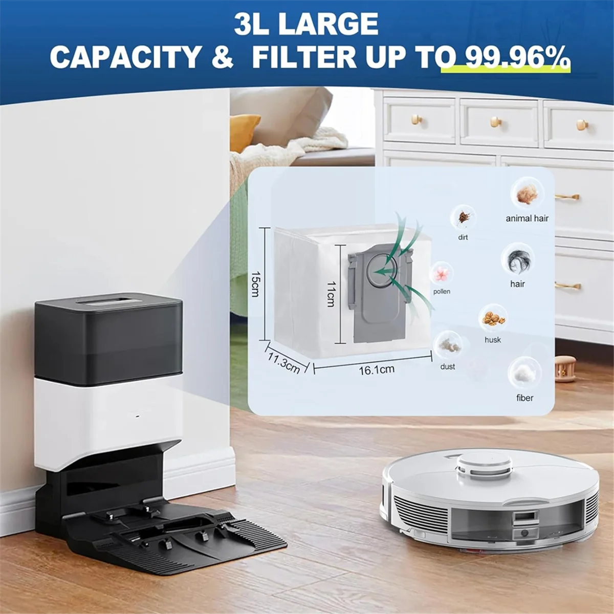 Accessories for Roborock S7 MaxV Ultra / S7 Pro Ultra Replacement Spare Parts Main Side Brush Filter Mop Dust Bag