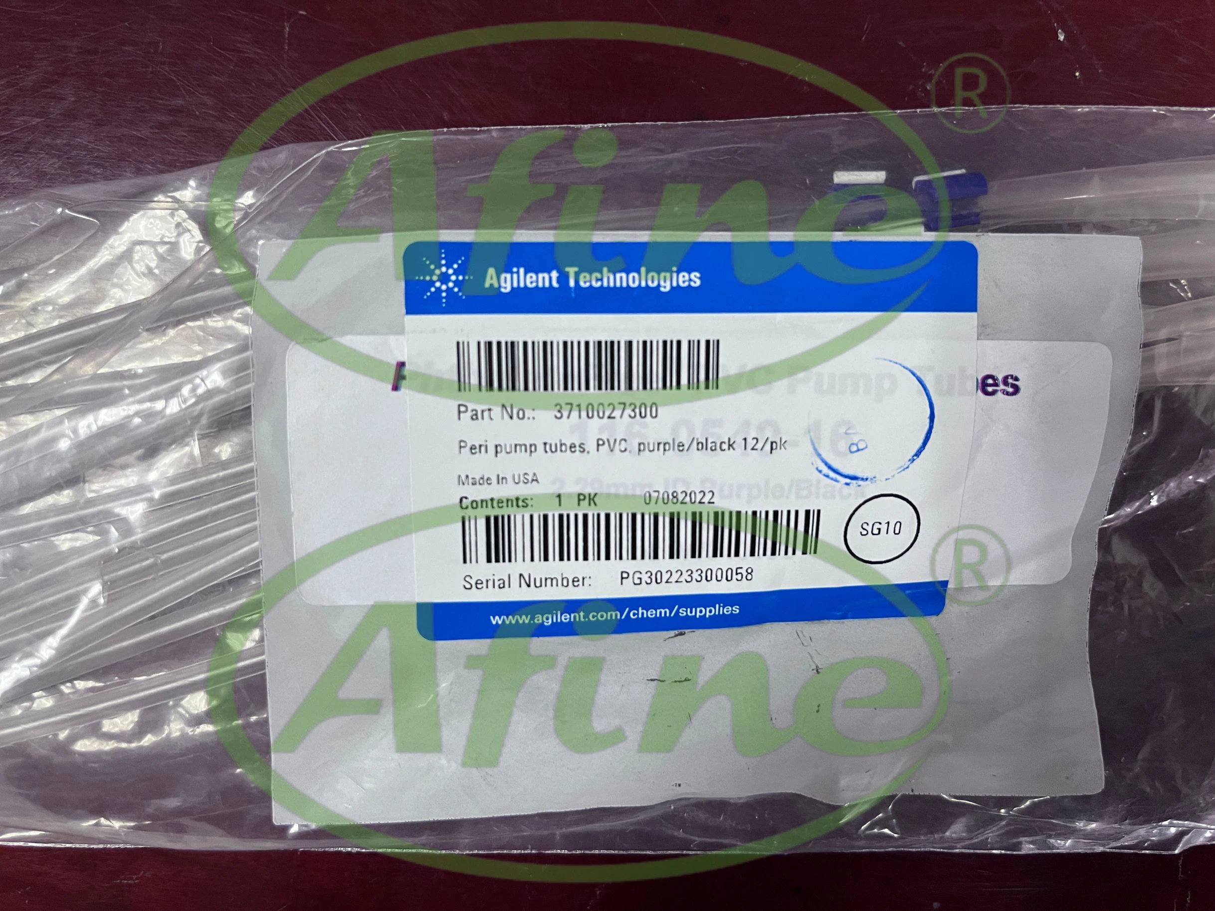 

AFINE VGA 76/77 Supplies,3710027300,PVC Peristaltic Pump Line for Agilent Hydrocarbons,12/Pack,Aqueous Alkaline Solutions