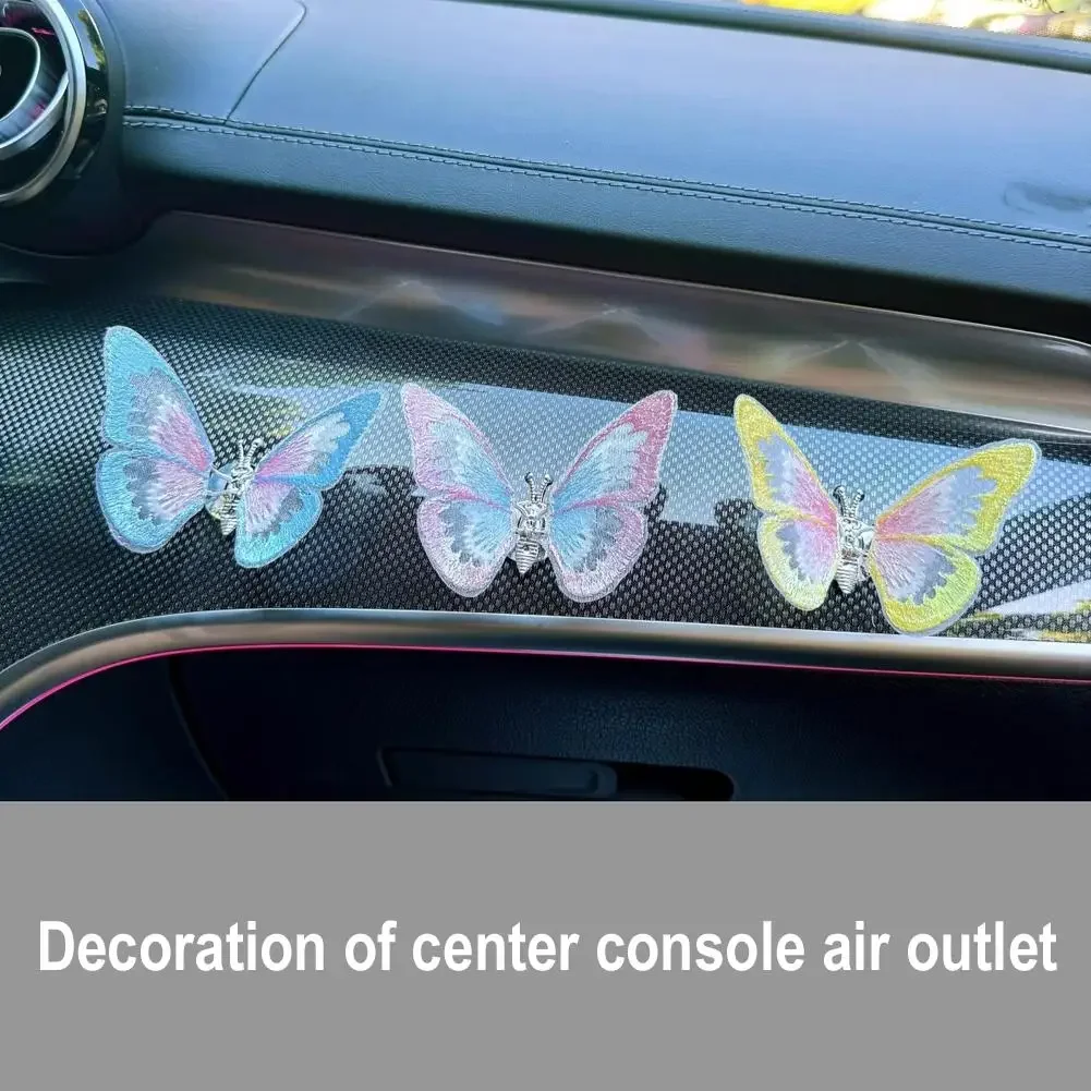 Car Center Console Air Outlet Moving Butterflies Vent Clip Car Aroma 1PC Interior Refreshing Spreads Accessories Ornament C D8H8