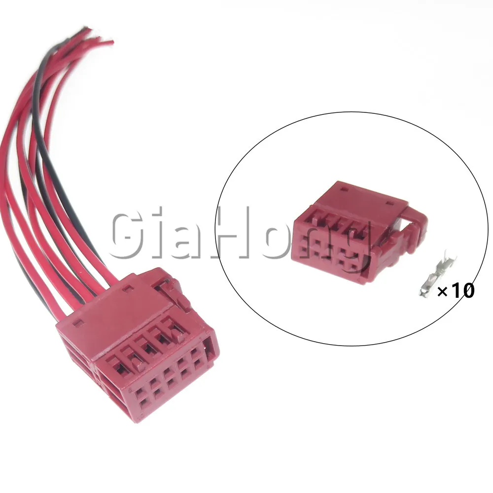 

1 Set 10 Ways AC Assembly 6R0972930A 0-1670990-2 6R0 972 930A Automotive Cable Harness Plug Car Electrical Connector