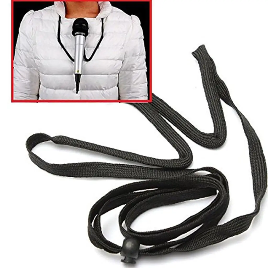 Close Up Magic Stage Prop Microphone Hands Free Brace Neck Magic Tricks Prop