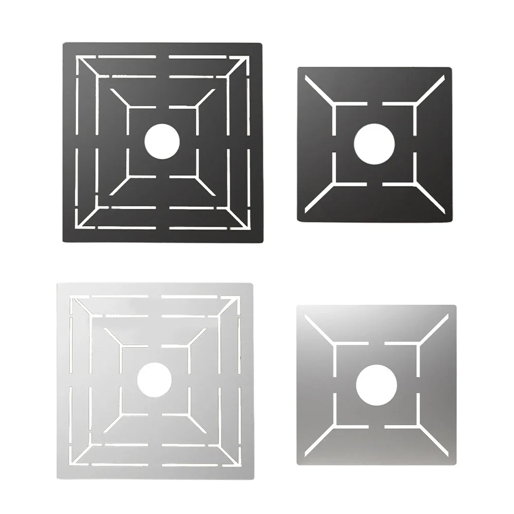 Angle Measuring Tool Floor Drain Ruler 200x200mm Compact Measuring Tool Integrated Design Tool For Tile Patterns