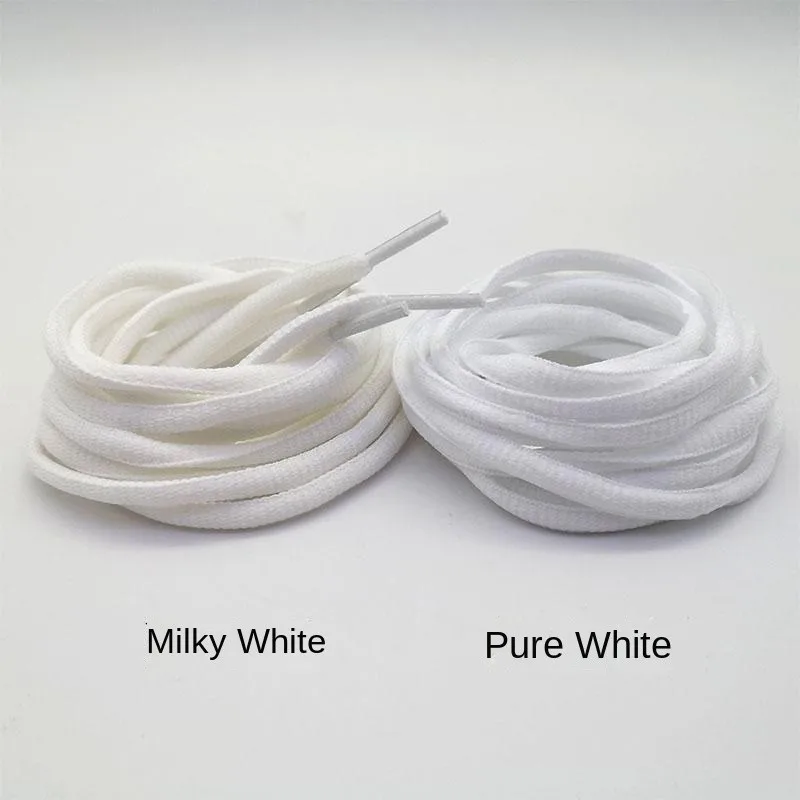 Milky White Warm Original White White ShoelaceAJAF1Flat Oval Coconut350Canvas Sneakers Casual Sneaker Men and Women