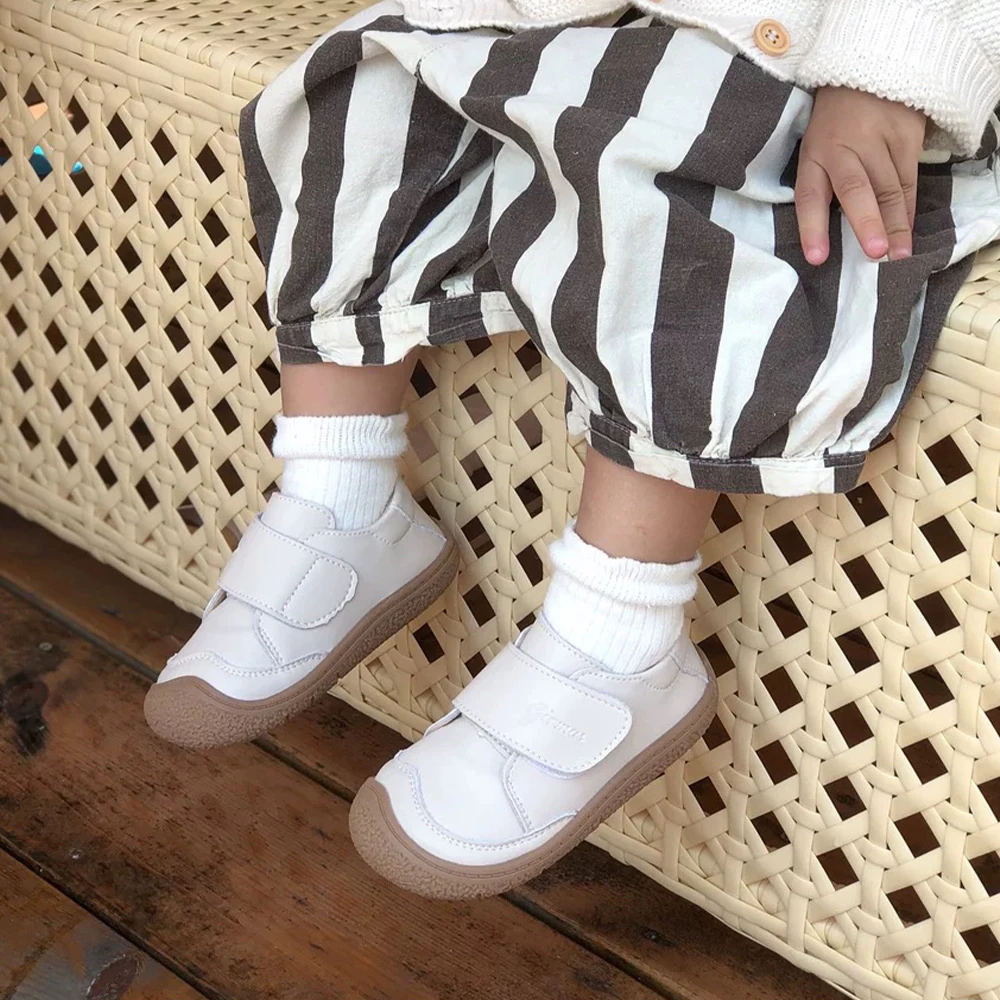 

Baby Spring Autumn Classic Versatile Soft-soled Leather Shoes Boys Girls Non-slip Anti-kicking Casual Walking Shoes 17-26