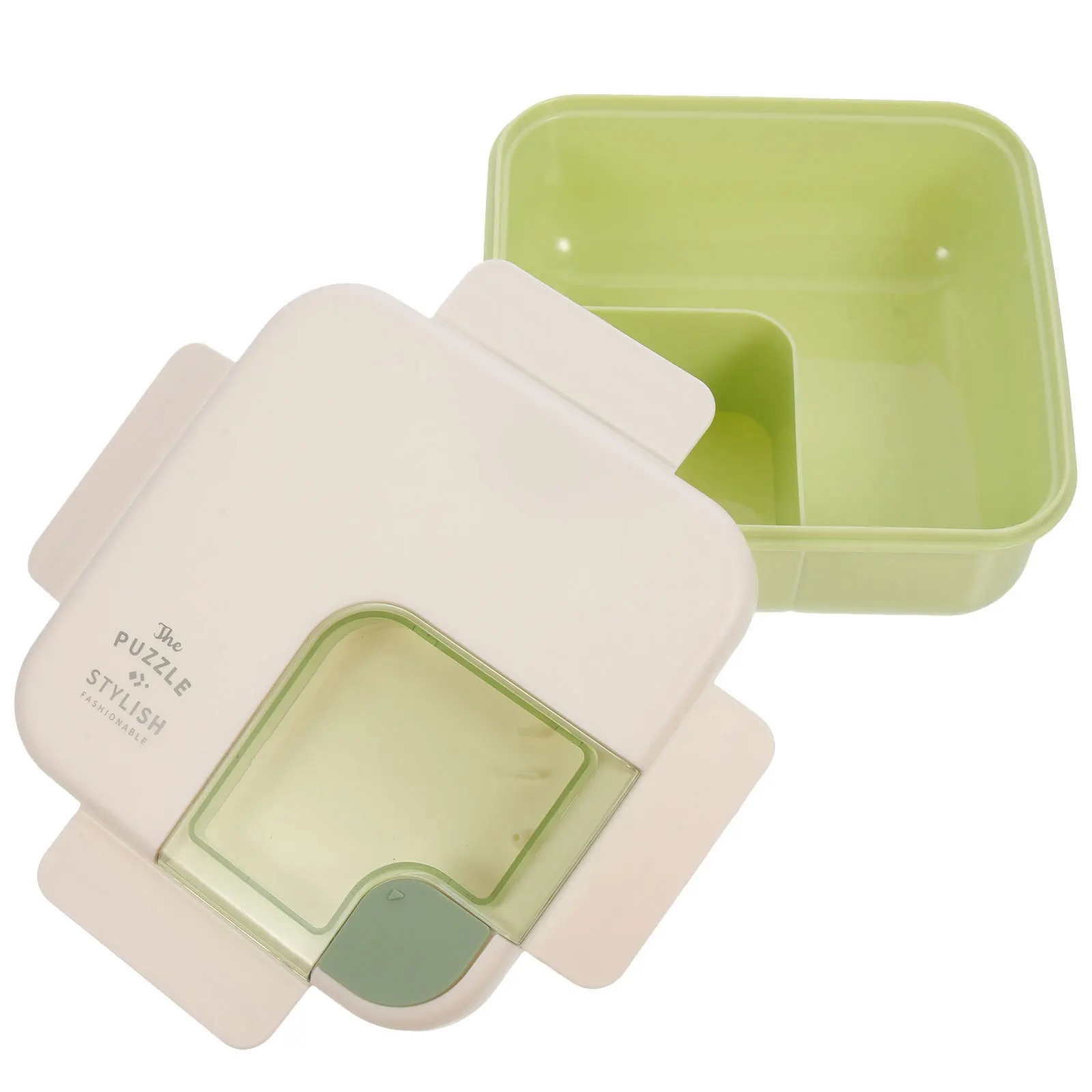 

Microwavable Portable Bento Box Compartment Lunch Box For Adults Office Worker Pp Silicone Material Lightweight Food Container