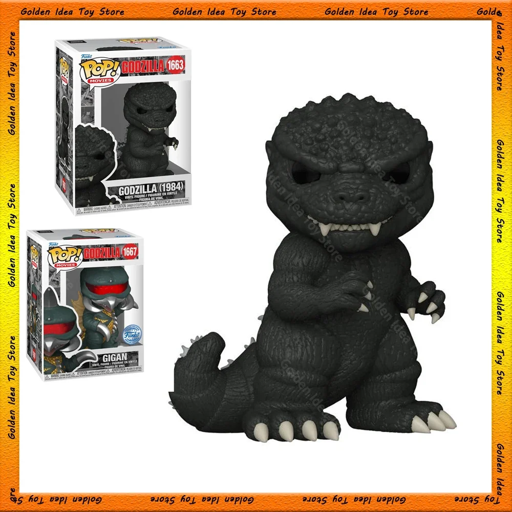 Original Funko Pop Godzilla Action Figure Gojira Figurine Godzilla 1984 Collectible Statue Model Toy Desk Decor Christmas Gift