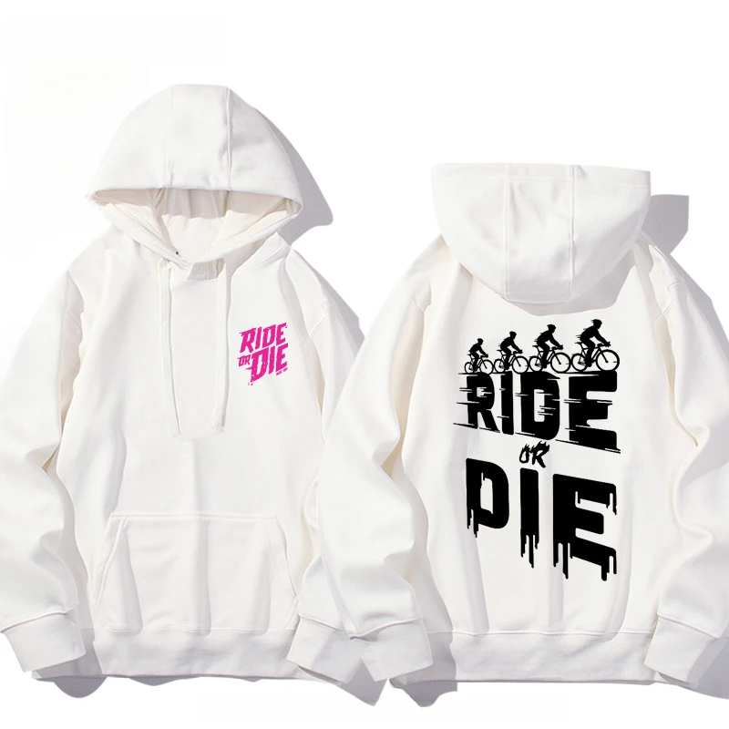 Muc-Off Ride or Die Cotton Fleece Hoodie Unisex Men Women Fans Essentials Autumn Winter Hooded Sweater New Arrival Pullover