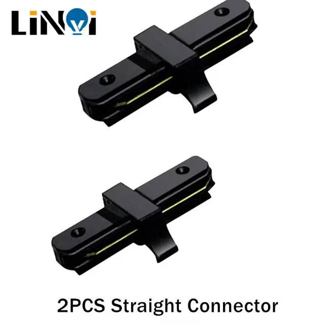 LED Track Light Rail 0.5M 2 Wire Electrified Rail with Spots Led Track Lamp Rails for Clothing Store Home Lighting