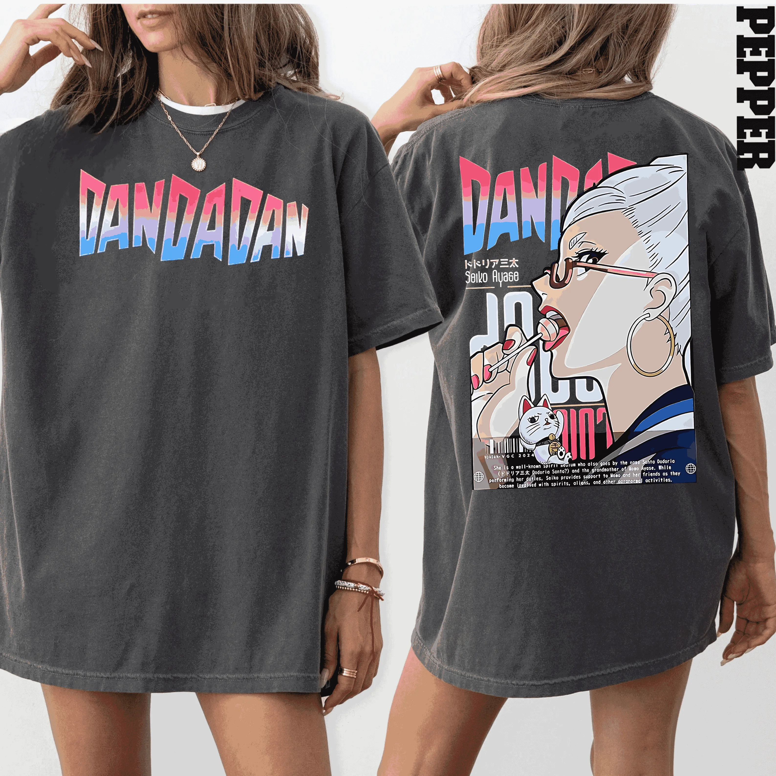 

High Street Y2K Vintage Top Hot Blood Anime Print Short Sleeve Cotton Round Neck T-shirt Casual Loose Street Wear Unisex