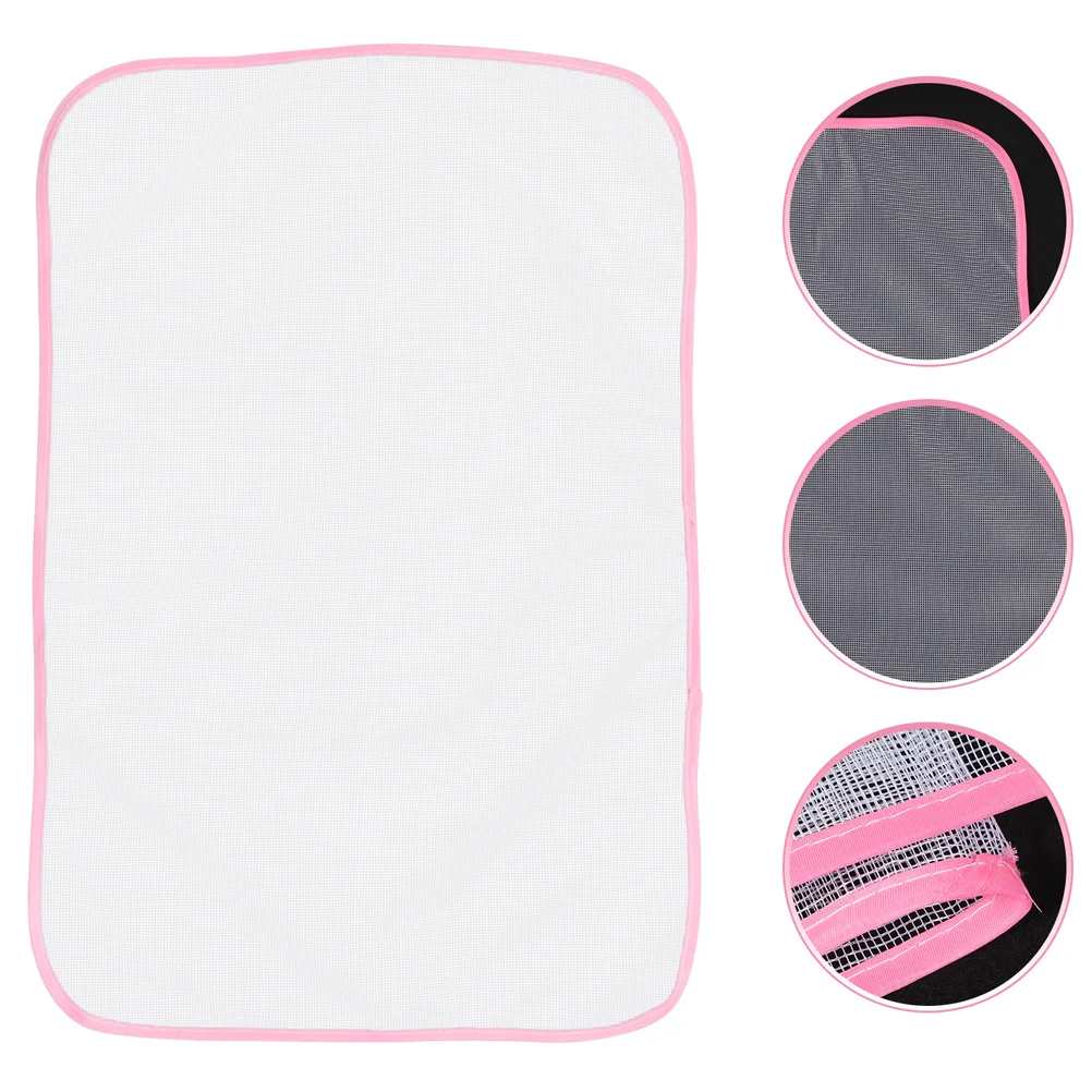 3pcs Pressing Cloth High Temp Resistant Protective Pad Reusable Mesh Cloth For Clothes Protection Lightweight Mat Supplies