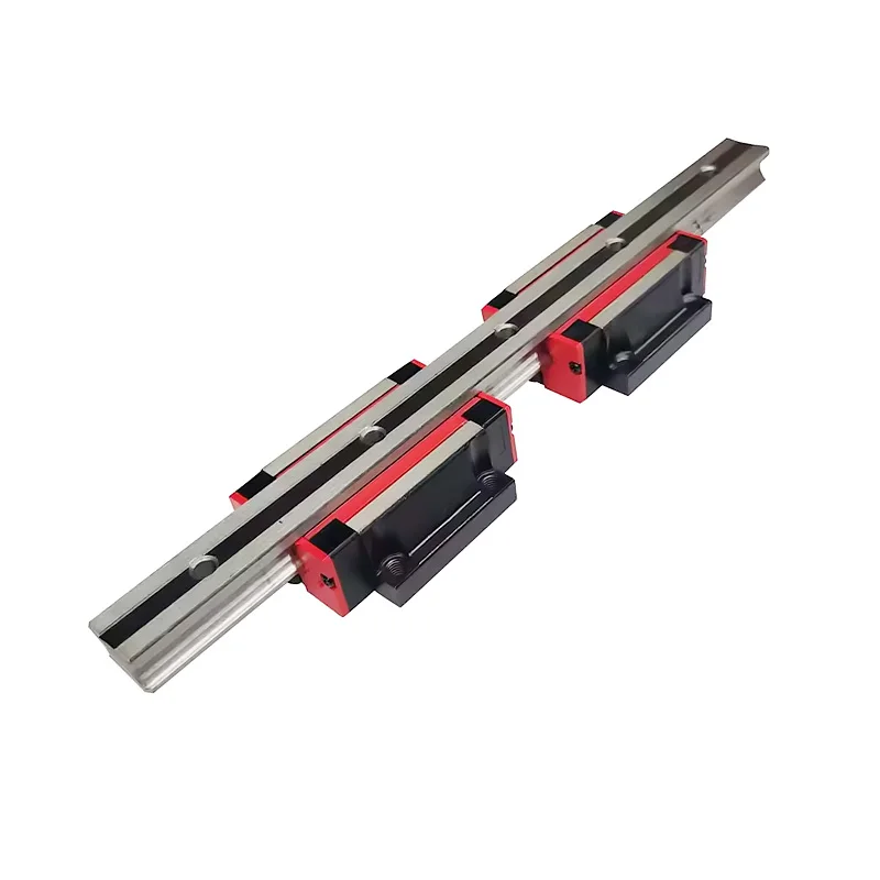 2PC Linear Rail Guide HGR20 HGH20 Any Length+4PC HGH20CA Linear Narrow/Flange Carriges Sliding Block HGW20CC Cnc Parts