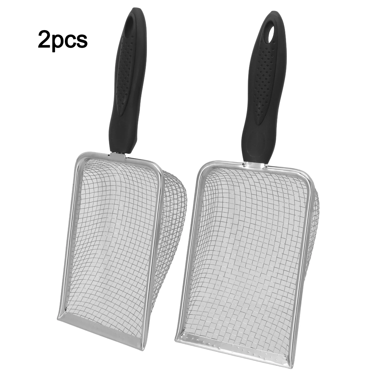 

AAAA2PCS Многофункциональный набор ситов для почвы из нержавеющей стали, эргономичный легкий 3,8 мм 5 мм, ушко, садовый инструмент